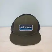 Quicksilver Hat Cap Snap Back Trucker Mesh