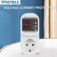 在飛比找蝦皮購物優惠-自動電壓電流保護器插座 AC 220V 110V 可調 16