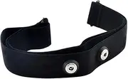 1 Piece Replacement Chest Strap for Heart Rate Monitor Compatible with Polar H10, Black