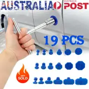 19Pcs Auto Paintless Dent Puller Lifter Hail Suction Cup Car Repair Removal Tool