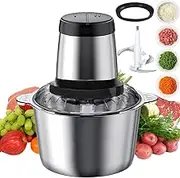 Meat Grinder Electric,Meat Mincer,Food Processors,3L 300w Stainless Steel Grinder with 4 S Blades,Household Appliances for Meat, Vegetable, Onion, Garlic, Salad, Baby Food, Fruit, Nuts