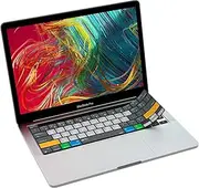 [JCPAL] MacOS Shortcut Guide Keyboard Cover for 2020/2022 Apple MacBook Pro 13 inch and 2019 MacBook Pro 16 inch (US-Layout)