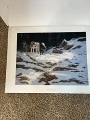 Persis Clayton Weirs The trackers￼ Wolf limited edition print signed numbered