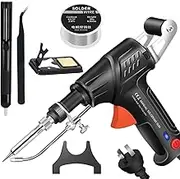 Internally Heated Industrial Laser Welding Tools, Multi-Function Soldering Iron Soldering Gun Set, 3 in 1 Handheld Industrial Laser Welding Machine Constant Temperature Fast Heating for Metal
