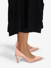 Pink Suede Condora Pumps