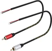 Oxtxuzdm Auditory Male to Bare Wire Open End Pigtail Auditory Cable for Amplifier Auditory Video Device Repairs Loudspeaker Wire