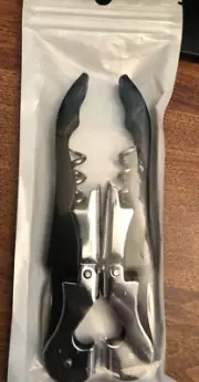 Waiter- Corkscrew Wine Key Wine Opener with Foil Cutter 2 Pack