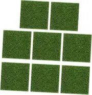 MERRYHAPY 8pcs Artificial Turf Greening Lawn Greening Landscape Decorative Plant Realistic Moss DIY Micro Garden Kit