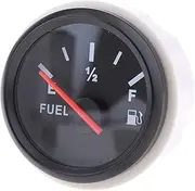 STGTZPLPDU 0-190 Ohms Universal Fuel Level Gauge Meter Car Pointer Fuel Level Gauge for Boat Car Truck RV Camper Marine Instruments 9-32V Fuel Gauge(BN 0-190ohm)