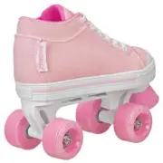 RDS Zinger Junior White/ Pink Quad Roller Derby Skate NEW FREE POST