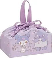 Skater KB7 Lunch Box Drawstring Bag, for Children, Made in Japan, Sanrio, Chromi, Big Ribbon, Girls