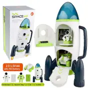 Space Rocket Toy Astronaut Spaceship Toy Kids Early Education Toy Birthday Gift for Boys Girls