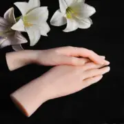 US Store Realistic Silicone Female Hand Model Bent Mannequin Jewelry Drag queen