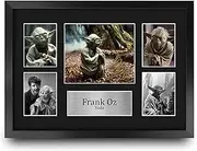 HWC Trading FR A3 Frank Oz Yoda Presents Printed Signed Autograph Picture for Movie Memorabilia Fans - A3 Framed