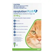 Revolution Plus Flea & Tick Treatment 5-10kg Cat Spot On 6pk