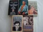 5 new BIOGRAPHY pb books JAMES DEAN, SINATRA, WELLES, GABLE OLIVIER rare VINTAGE