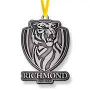 Richmond Tigers AFL Metal Ornament Christmas Tree Decoration
