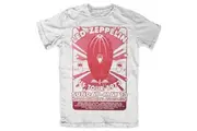 Led Zeppelin - Mobile Municipal Unisex Large T-Shirt - White