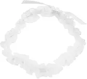 [BESPORTBLE] Thigh High Garters for Women Bow Set of Ankle Garters Body Jewelry for Special Events and Performances White
