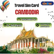 Cambodia travel SIM card UNLIMITED data plans | Prepaid 4G sim | TRAVEL SIM CARD