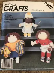 1985 McCALL'S #P907 - 16" & 18" (FITS CABBAGE PATCH KIDS) CLOTHING PATTERN FF