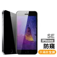 在飛比找momo購物網優惠-iPhone 5 5s 5c SE 保護貼手機非滿版高清防窺