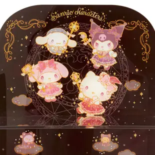Sanrio 三麗鷗 神秘魔法使系列 造型壓克力三層陳列架 展示架 綜合角色 472867