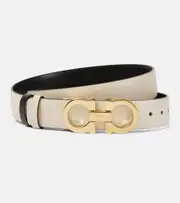[Ferragamo] Ferragamo Gancini reversible leather belt Inch 27.5 multicoloured