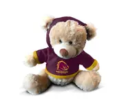 Brisbane Broncos NRL TEAM Plush Teddy Bear with Hoodie