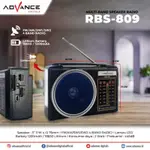 高級無線電 RBS-809 RBS809 FM AM SW1 SW2 4 頻段無線電舊派手電筒