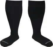 HOYISOX Plus Size Compression Socks 20-30 mmHg for Men and Women, Wide Calf E...
