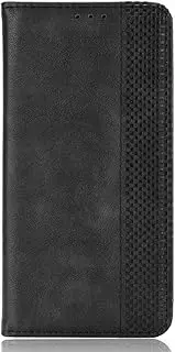 [YBROY] Case for Oppo A78 4G, Magnetic Flip Leather Premium Wallet Phone Case, with Card Slot and Folding Stand, Case Cover for Oppo A78 4G.(Black)