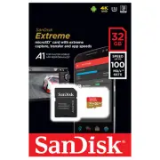 Sandisk Extreme 32GB MicroSD SDHC Memory Card Dash Action Cam U3 4K GoPro 100MBs