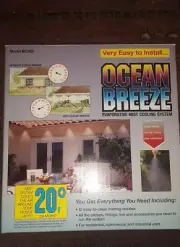 OCEAN BREEZE EVAPORATIVE MIST COOLING SYSTEM -DIG FOR HOME BARNS STABLES KENNELS