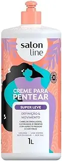 Salon Line - Linha Creme para Pentear - Super Leve 1000 Gr - (Combing Cream - Super Light Net 35.27 Oz)