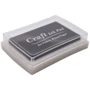 3X(Black Ink Pad Inkpad Rubber Stamp Finger Print Craft Non- Baby M2Z1)