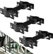 3 Umbrella Deck Mount, Patio Bracket Holder Attaches to Railing, Poles Clamp