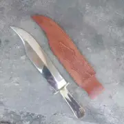 Custom Handmade Bowie Knife Stag Handle Full Tang Bowie Knife Fixed Blade D2