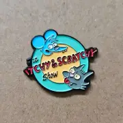 THE ITCHY & SCRATCHY SHOW Enamel Pin - The Simpsons - Cartoons