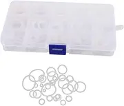 95pcs Leak Proof Sealing Gasket Kit Electric Wire Electrical Wire Leakage Gasket Wire Cable Attachment Mixer Gasket Accessories Sealing Washer Seal Washer Nylon White JECOMPRIS