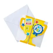 Fun Express Father’s Day Trophy Card Craft Kit - Makes 12