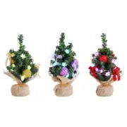 Christmas Tree Desktop Ornament Glowing Star LED Light Festival Home Decors