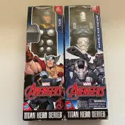 Hasbro Marvel Avengers Thor and War Machine Titan Hero Action Figures