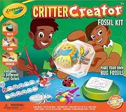 Crayola Critter Creator Fossil Lab, Make Your Own Bug Fossils, Modeling Clay Kit for Kids, Art and Craft Activity, Learn About Bugs, STEAM Kit, Great Gift