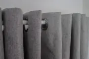 LightGrey Linen Curtains Drapes 100% Blockout with Lined Fabric TrendyHomeDecor