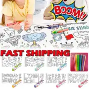 Children's Drawing Roll DIY Sticky Color Filling Paper Early Educational Toys CW