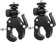 2Pcs Bike Camera Rack Board Phone Holder for Enhanced Stability Viewing Experience Durable Plastic Construction for Cycling Adventures