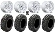 Fuel Rincon Bdlk 15" Wheels Mh 30" Crawler XR Tires Polaris RZR XP 1K / PRO XP
