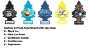 Little Trees 24 Count Single Carded Custom Assortment with Retailer Clip strip
