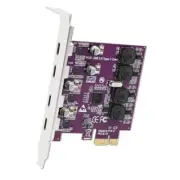 4X 5Gbps USB-C Ports PCI Express USB 3.0 Expansion Card for FS-U304C-Pro